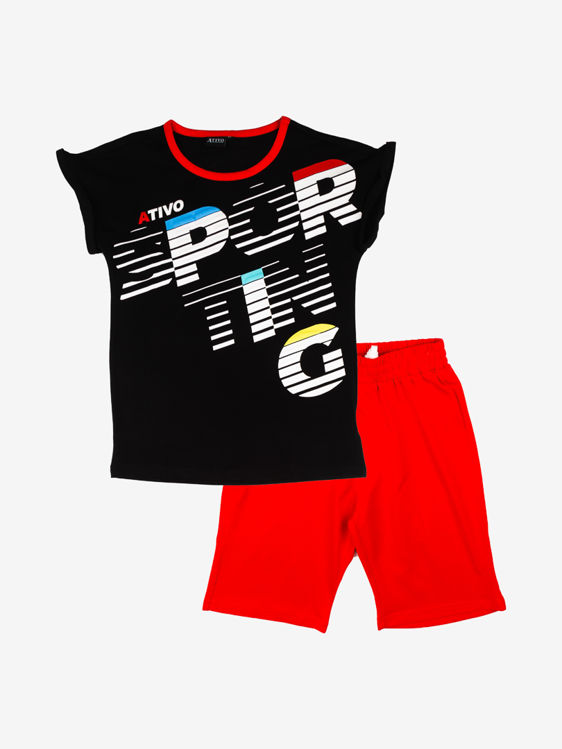 Picture of BJ038 BOYS TWO PIECE SET HIGH QUALITY COTTON